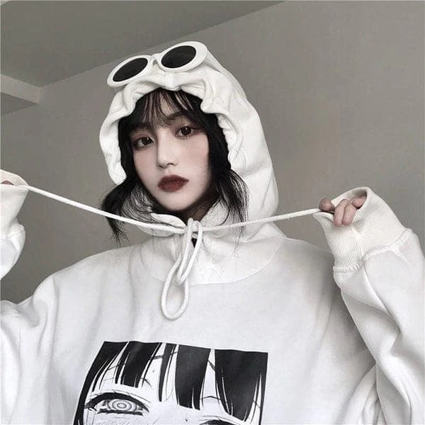 Manga Girl Oversized Hoodie 3 Manga Girl Oversized Hoodie - Image 3
