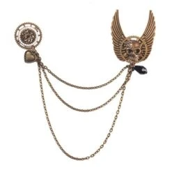Winged Death Steampunk Brooch -Gothic Clothing Store 1 8f489c86 e8ea 4f43 9991 47f7fc4c806d