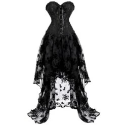 Witch Bride Overbust Corset Dress -Gothic Clothing Store 1 93b90586 4914 4cdb 8c2b 606c593f5c3a