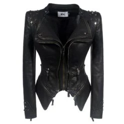 Jean Rider Faux Leather Jacket -Gothic Clothing Store 1 9f7f5c9b f1c7 40e2 92c2 1043517bcf0f