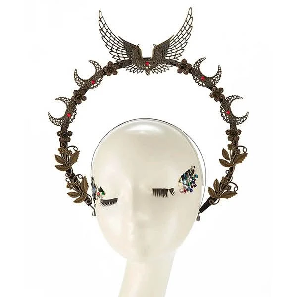 Elysia Midnight Moonscape Headband 5 Elysia Midnight Moonscape Headband - Image 5