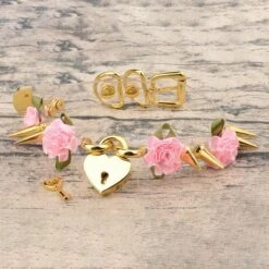 Lolita Floral Heart Lock Choker -Gothic Clothing Store 1 a24b69eb c907 4e4e b8bf 64658b9b1304