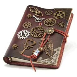 Test Of Time Steampunk Leather Notebook -Gothic Clothing Store 1 a882e557 5ac7 45f7 bc37 6a6aec9435e2