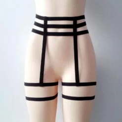 Void Cage Leg Harness -Gothic Clothing Store 1 b7636926 67f9 47af 9bbb b71baa140ece