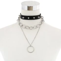 Hate Me Not Choker Necklace Set -Gothic Clothing Store 1 d2122ca7 f7f5 440f a5fc 4e8b8a109ece