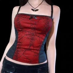 Spider Net Cami Top -Gothic Clothing Store 1 de334f89 e462 40ba 88c3 af7632bd1996