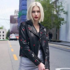 Faux Leather Love Hearts Jacket -Gothic Clothing Store 1 e066766f 68ae 4703 ba4b 475c836e0eca