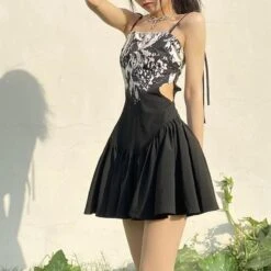 Hellish Gal Goth Mini Dress -Gothic Clothing Store 1 fd37134b bd37 4506 a115 7997957d2a39