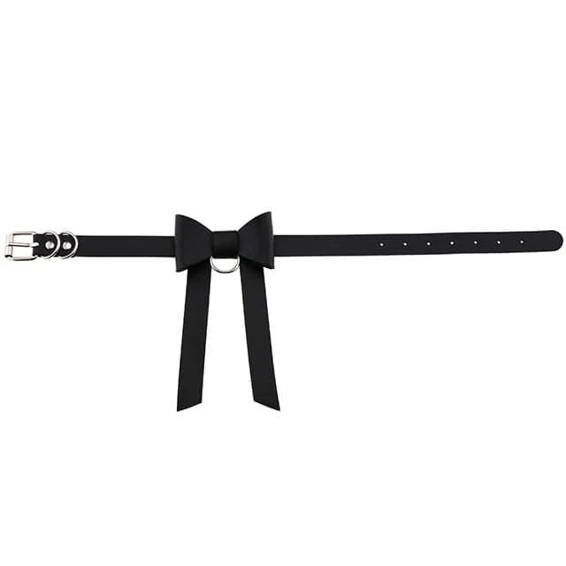 Bowknot Leather Choker 5 Bowknot Leather Choker - Image 5