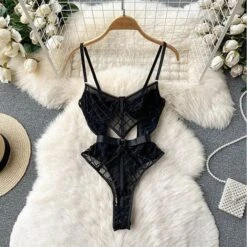 Catalina Plaid Mesh Bodysuit -Gothic Clothing Store 20 d7a52c17 3e58 4248 a31b 59bb1dcfe56b