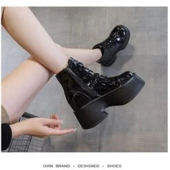 Julie Platform Saddle Shoes -Gothic Clothing Store 21 2803e1c0 7fbe 4f3c 8bfc 752023e425c1