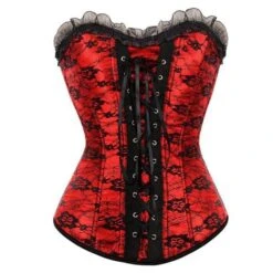 Dark Lace Overbust Corset -Gothic Clothing Store 21 d5aa02d0 b986 48ac 9ec4 261a98771611