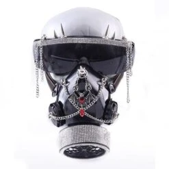 Bat Ruby Steampunk Mask And Goggles