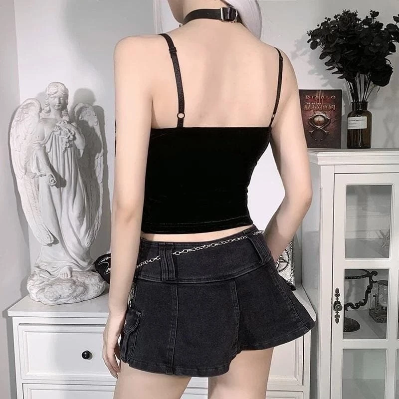 Delusion Black Cami Top 3 Delusion Black Cami Top - Image 3