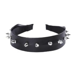 Gothic Punk Rivet Headband -Gothic Clothing Store 2 1f3d278a 652a 46f6 9658 4c1a8671c8f2