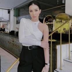 Twist Of Fate One Shoulder Bodysuit -Gothic Clothing Store 2 219dcf3f e641 4852 825d 37abab855d54