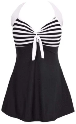 Run It Striped Swimsuit -Gothic Clothing Store 2 2db32d03 2b91 4f3b 9dcb 049c6fd17c60