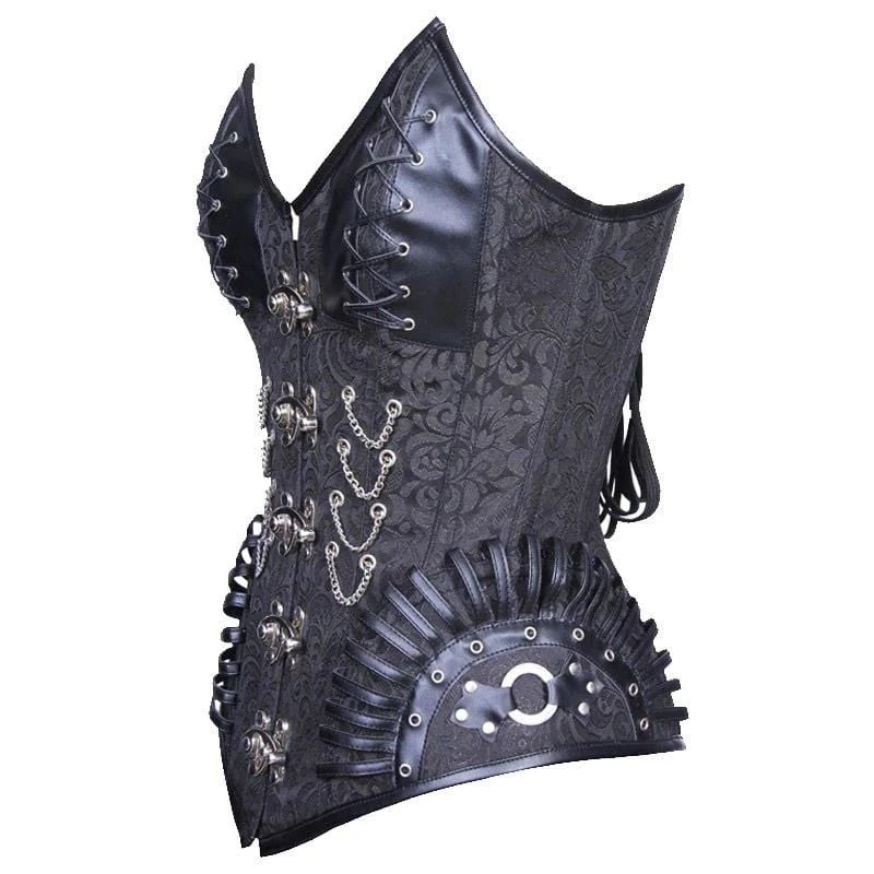 Dark Steampunk Victorian Corset 2 Dark Steampunk Victorian Corset - Image 2