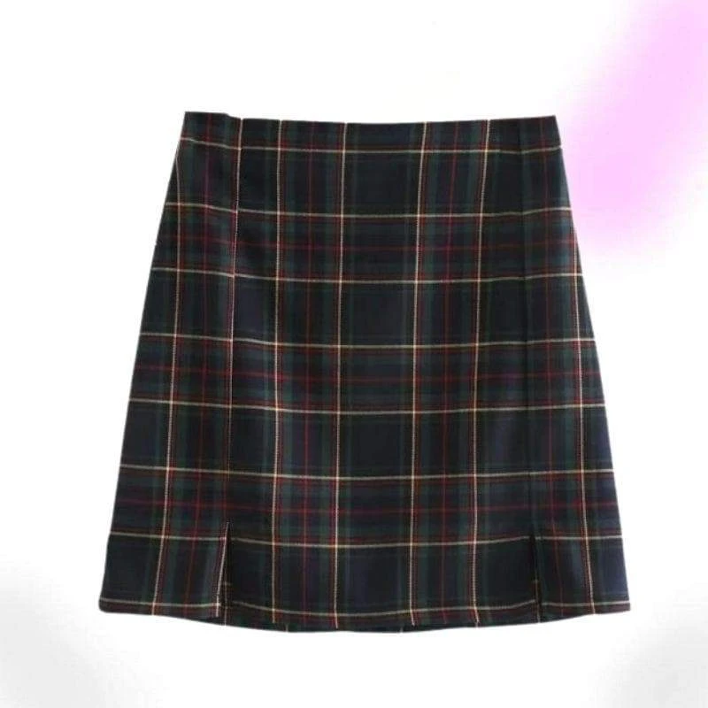 Detention Chic Plaid Mini Skirt 2 Detention Chic Plaid Mini Skirt - Image 2