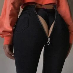 Back Zip Gothic Pants -Gothic Clothing Store 2 3b78c5c3 5bd7 46ba 8a43 89b00a9b4cc9