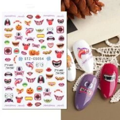 Horror Fashion Nail Stickers -Gothic Clothing Store 2 3c584ca6 f0dd 4af9 908b a9a49201f856