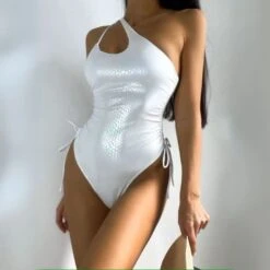 Siren's Touch Snake Print One-Shoulder Swimsuit -Gothic Clothing Store 2 42cf2dcd 460e 41f6 84c9 2a22236bca2e