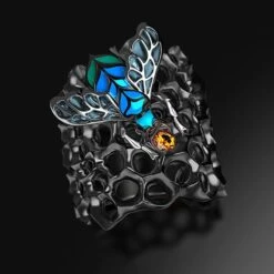 Clever Honeybee Ring -Gothic Clothing Store 2 4419614a 1019 4e9c a959 df289776a7a9