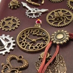 Test Of Time Steampunk Leather Notebook -Gothic Clothing Store 2 4503ba5a f32a 4c0f 86be eecad8bae440