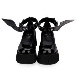 Black Wing Lolita Platform Shoes -Gothic Clothing Store 2 4a33aa5e 27ac 40cd 8f9a 395bae624a7c