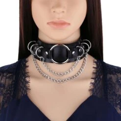 Lawbreaker Punk Leather Choker -Gothic Clothing Store 2 4f842821 c840 4311 9807 6b8f9b5600e1