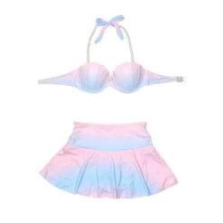 Gothic Pearly Shell Halter Bikini Set – High-Waist Two-Piece Swimwear -Gothic Clothing Store 2 5ebf7bb2 8d12 4a6a bc7d 4f69b7d21ed7