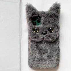 Furry Cat Phone Case -Gothic Clothing Store 2 600056b6 78e1 470f 886a 33cba772ba93