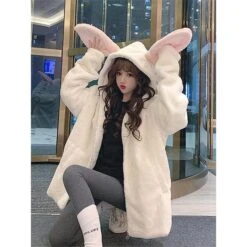Snow Bunny Kawaii Hooded Coat 10 Snow Bunny Kawaii Hooded Coat -Gothic Clothing Store 2 644c2359 49d3 4913 9d20 54fddacbb7a0