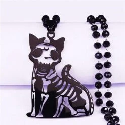 Gothic Cat Skeleton Necklace -Gothic Clothing Store 2 6df37b7c 23b8 41bf 9ee7 c6d9566bfecb