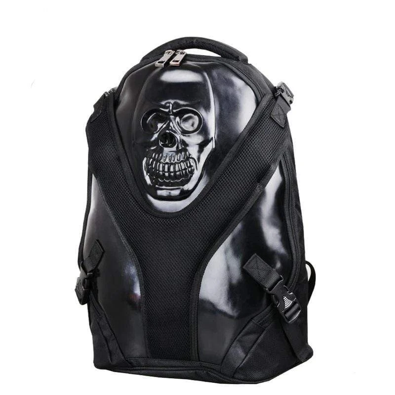 Faux Leather Travelers Skull Bag 2 Faux Leather Travelers Skull Bag - Image 2