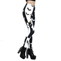 B&W Batty Leggings -Gothic Clothing Store 2 79d8ab63 4fd7 4a17 8cb3 3d6929369e1d
