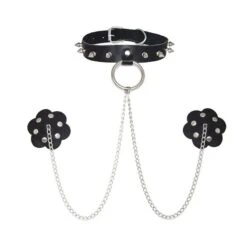 Gothic Punk Choker With Nipple Cover 8 Gothic Punk Choker With Nipple Cover -Gothic Clothing Store 2 8ea1e641 f88e 487d 89e5 bb44bec5502c
