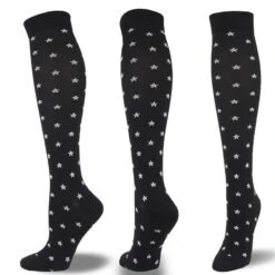 Gothic Black Compression Socks -Gothic Clothing Store 2 930af4af 0321 4627 a1a9 f5fd247ed95e
