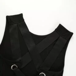 Mina Open Back Crop Top -Gothic Clothing Store 2 b34e2a1e c8a3 45f8 b259 43b0a0d20e20