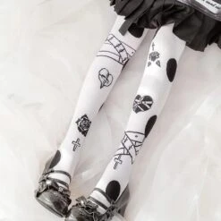 Brokenhearted Lolita White Socks 8 Brokenhearted Lolita White Socks -Gothic Clothing Store 2 b7eb8189 61b6 4c50 9844 f20aeffea302
