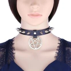 Pentagram Bondage Necklace 23 Pentagram Bondage Necklace -Gothic Clothing Store 2 d5ad7326 e15a 4672 ab70 fc0ef25e0b3a
