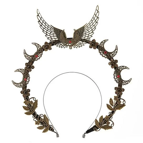 Elysia Midnight Moonscape Headband 2 Elysia Midnight Moonscape Headband - Image 2