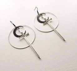 Heavenly Witch Sword And Moon Earrings 5 Heavenly Witch Sword And Moon Earrings -Gothic Clothing Store 2 db672b46 3394 45dc bb7b 2bb336a92991