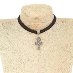 Ankh Cross Charm Choker -Gothic Clothing Store 2 db9fef3a 6116 4266 8326 38be10b51f27