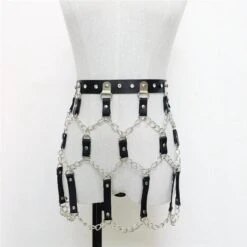 Night Rave Leather Harness Belt -Gothic Clothing Store 2 e0322a6a ac19 4456 b5aa 722bd01d876b