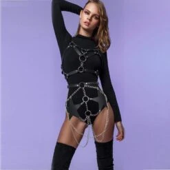 Chained Star Harness -Gothic Clothing Store 2 ef7814e2 4fdb 4565 b237 d39f6829264d