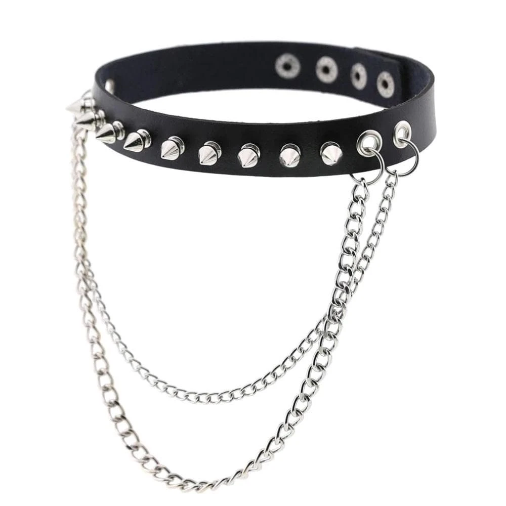 Emo Punk Chained Choker 9 Emo Punk Chained Choker - Image 9