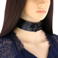 Black Heart Choker Necklace 28 Black Heart Choker Necklace -Gothic Clothing Store 2 ffb1bbd5 54da 4099 9c0d 4b6546b337ad