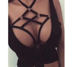 Caught Staring Harness -Gothic Clothing Store 2qq