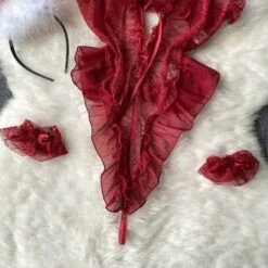 Gothic Valentine Lace Bodysuit Set -Gothic Clothing Store 3 048c1c43 7c86 4022 982f bdb7aa1dfa01